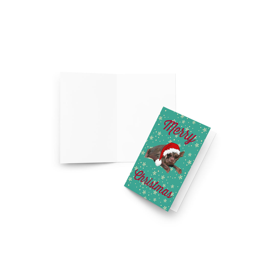 Santa Bat Christmas Card