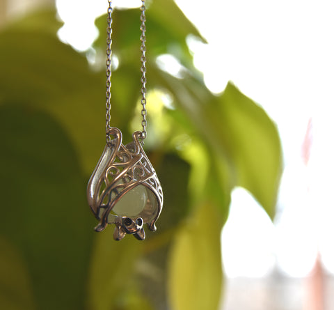 Sterling Silver Glow In The Dark Pendant