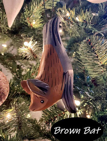 Balsa Wood Bat Ornaments