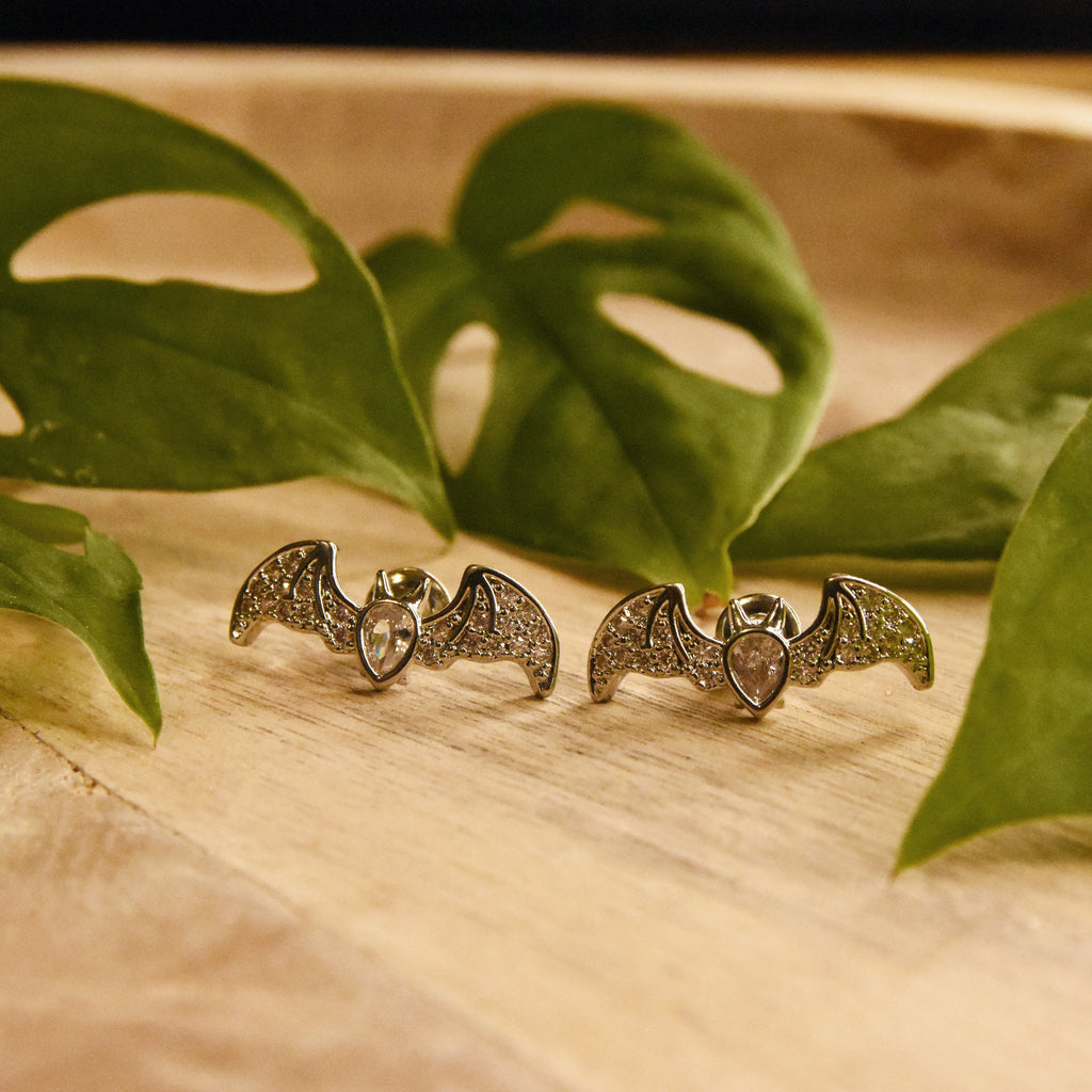 Crystal Bat Studs