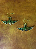 Hanging Bat Earrings