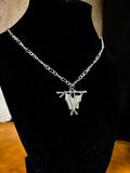 Bat on Branch Necklace