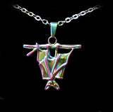 Bat on Branch Necklace