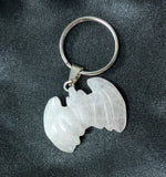 Carved Stone Keychain