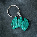 Carved Stone Keychain