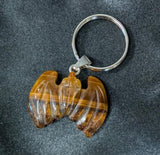 Carved Stone Keychain