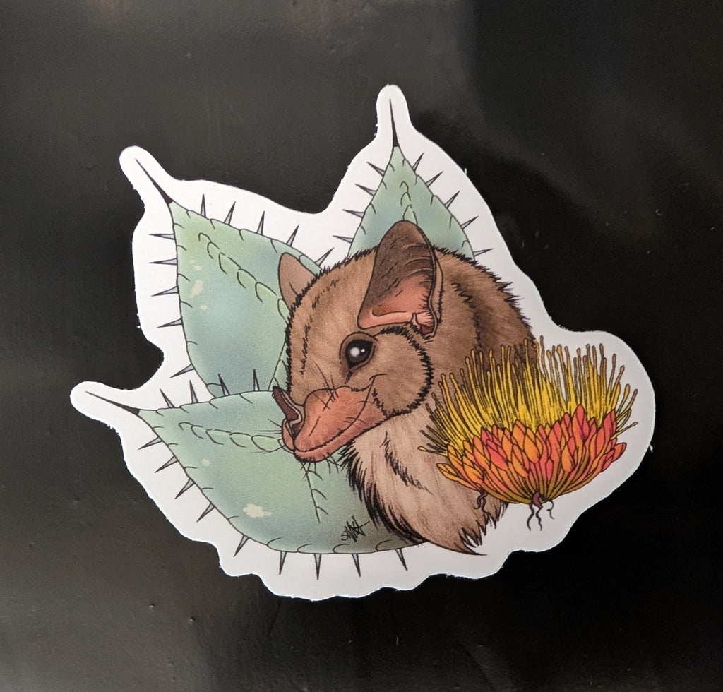 Tequila Bat Vinyl Sticker