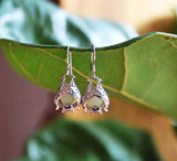 Sterling Silver Glow In The Dark Earrings