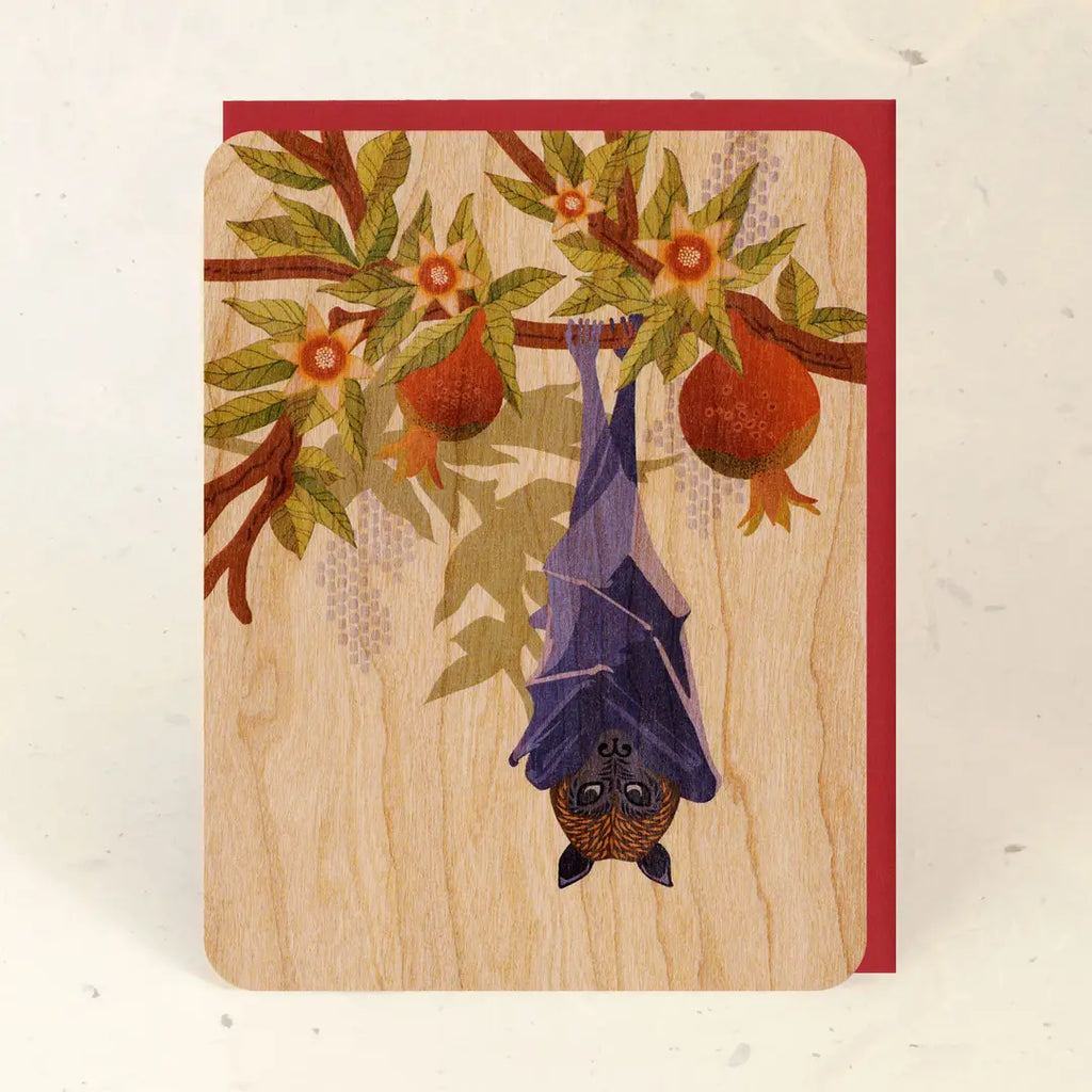 Wood Greeting Card