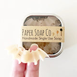 Tiny Paper Bar Soaps - 2oz Tin