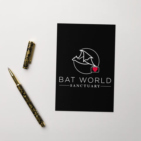 Bat World Valentines Card