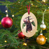 Chessie Wooden Ornament