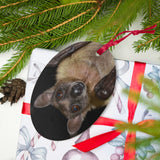 African Fruit Bat Wooden Ornament