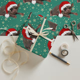 Santa Bat Wrapping Paper Sheets (3)