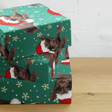 Santa Bat Wrapping Paper Sheets (3)